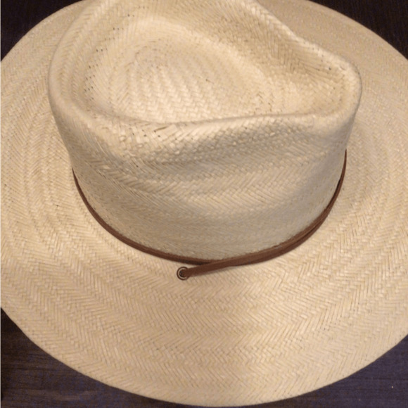 NEW Wyeth straw Chin strap rancher hat main image 4
